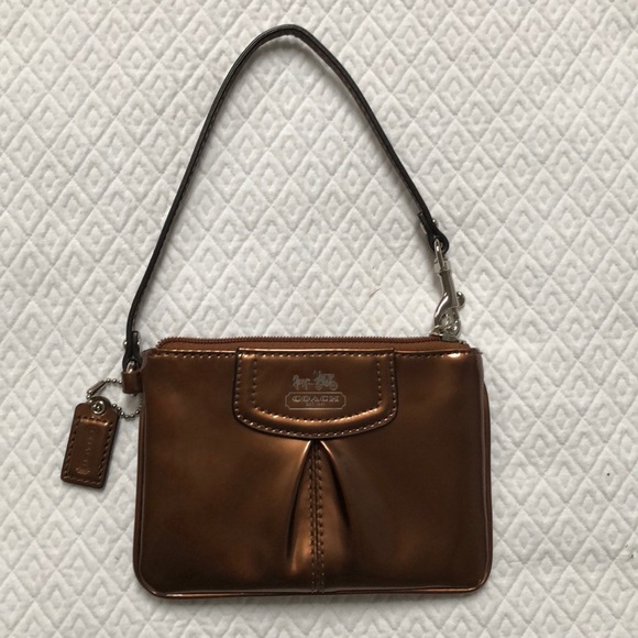 Coach Wristlet- Metallic Bronze- NWOT - Picture 7 of 14